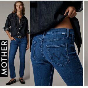 MOTHER Dazzler Mid Rise Ankle Jeans Pardon My French Wash Size 26 Blue